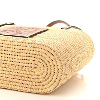 Loewe Raffia Small Square Basket Tote Bag Natural Tan 10 of 10