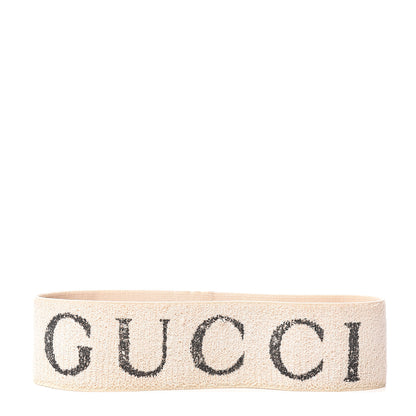 Gucci Cotton Elastic Logo Headband White 1 of 6