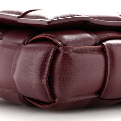 Bottega Veneta Nappa Maxi Intreccio Small Padded Cassette Crossbody Bag Barolo 9 of 10