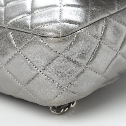 Chanel Metallic Lambskin Quilted Small In Seoul Backpack Silver 10 of 10