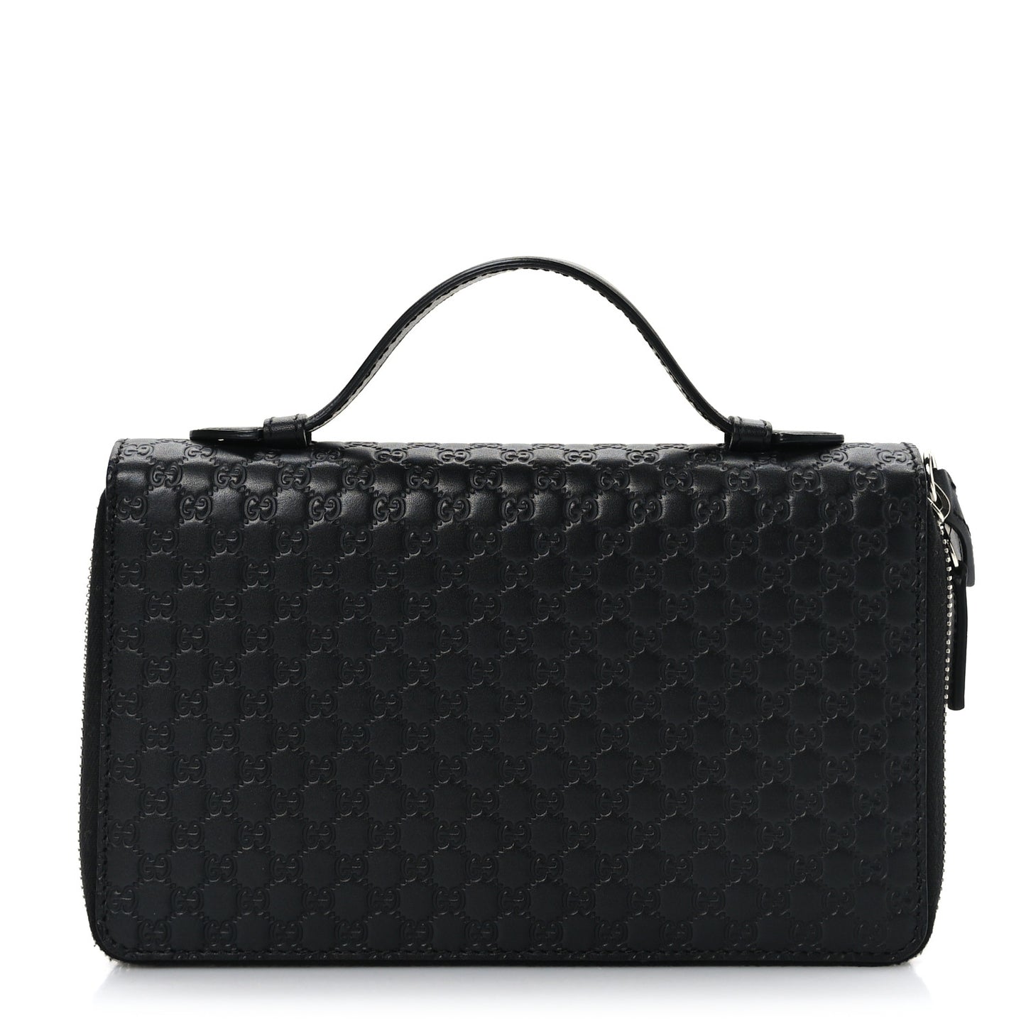 Microguccissima Zip Around Top Handle Travel Wallet Testa di Moro