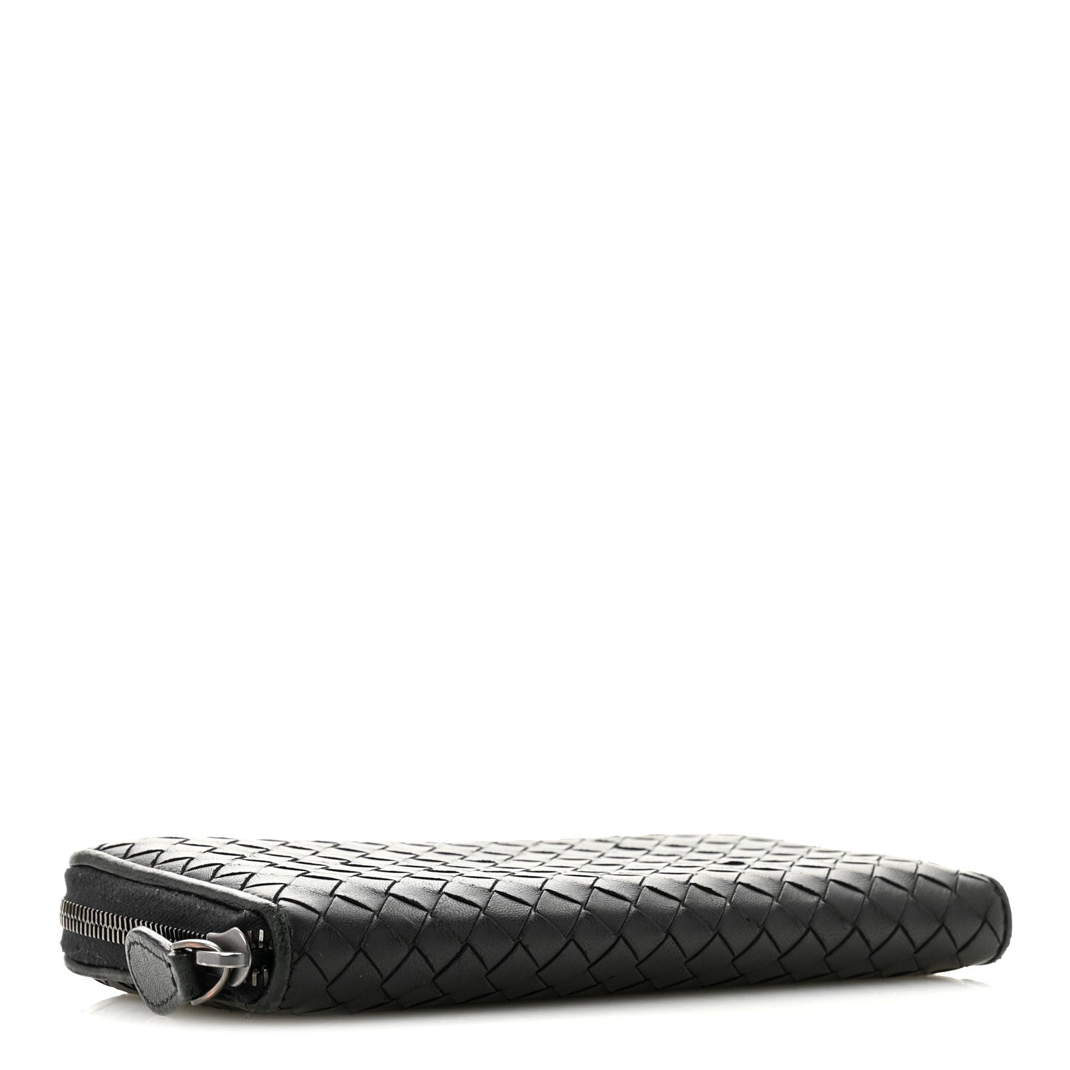 Bottega Veneta Nappa Intrecciato Zip Around Wallet Black 4 of 11