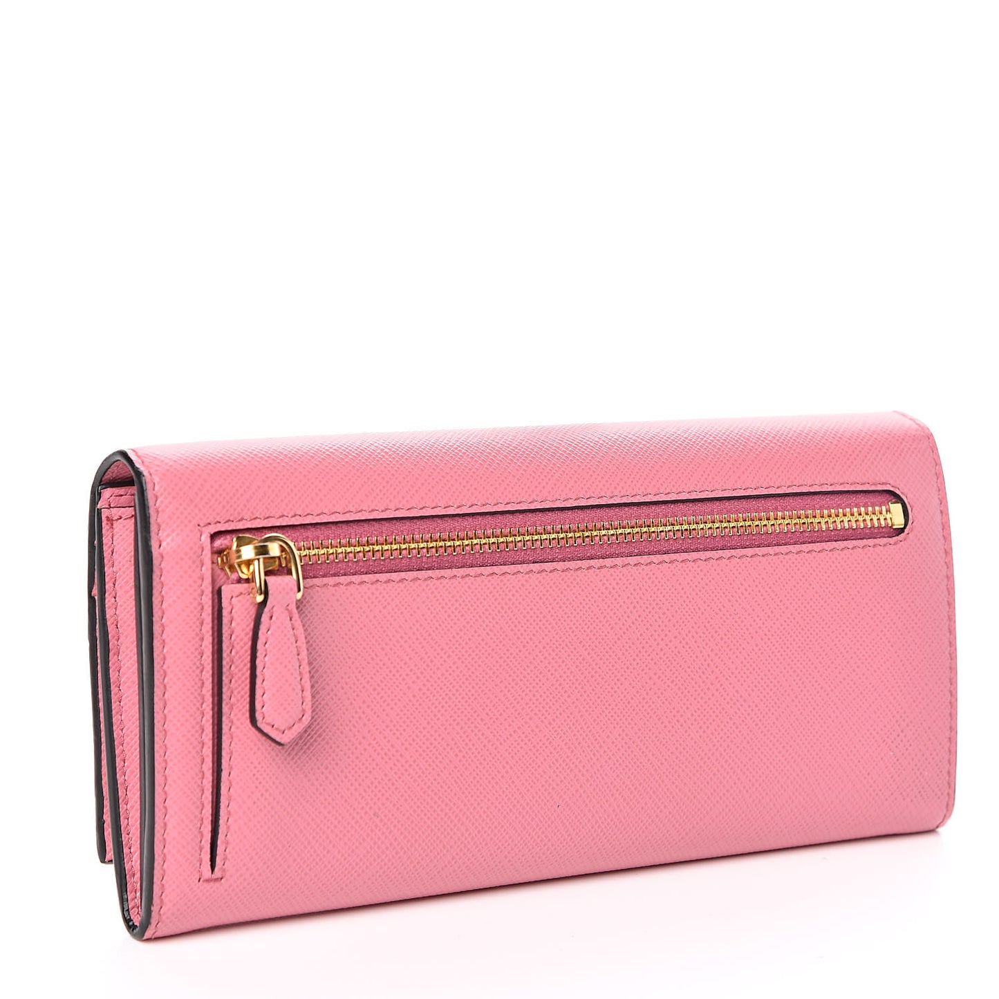 Saffiano Greche Flap Continental Wallet Begonia Giada
