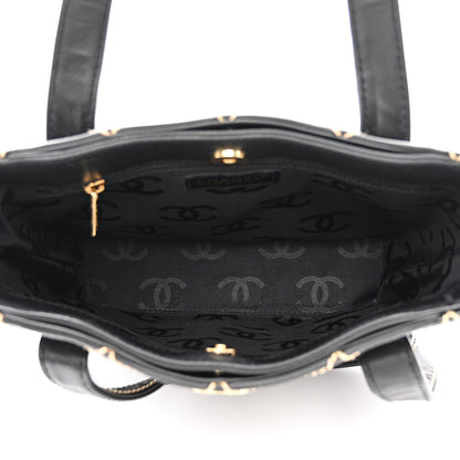Chanel Calfskin Wild Stitch Tote Black 5 of 13