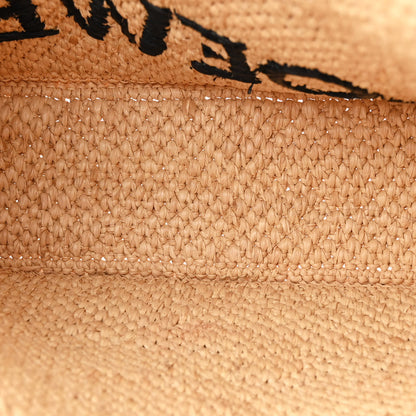 Loewe X PAULA'S IBIZA Raffia Font Tote Natural Tan 5 of 9