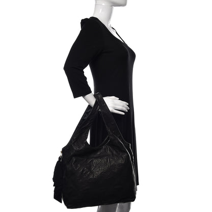 Lanvin Lambskin Stitched Tote Black 2 of 9