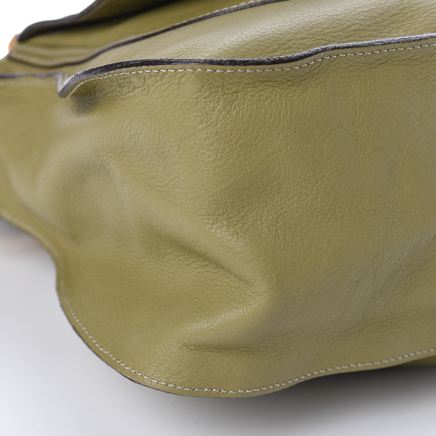 Chloe Calfskin Large Marcie Satchel Green 5 of 11
