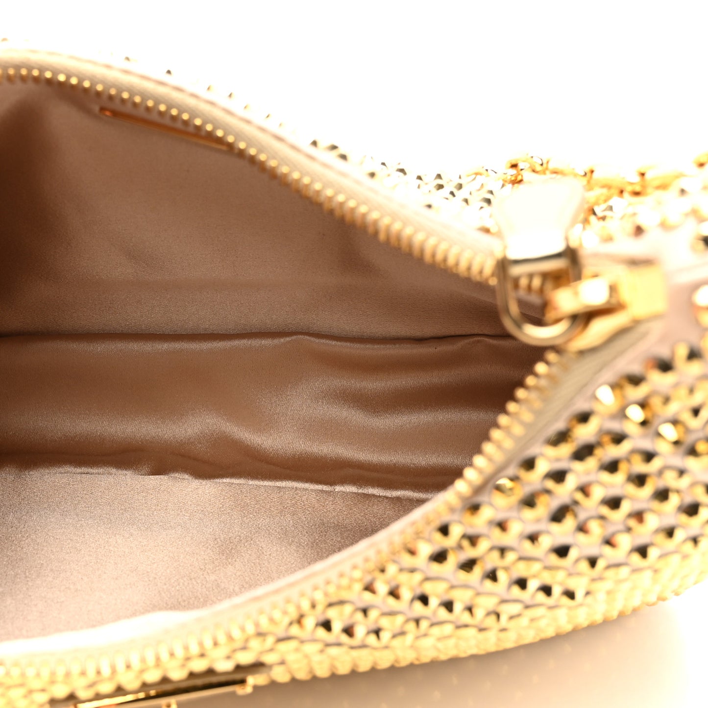 Satin Crystal Re-Edition 2005 Shoulder Bag Platino