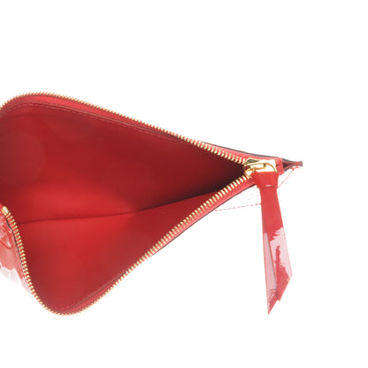 Louis Vuitton Vernis Felicie Chain Wallet Zippered Insert Cherry 5 of 6