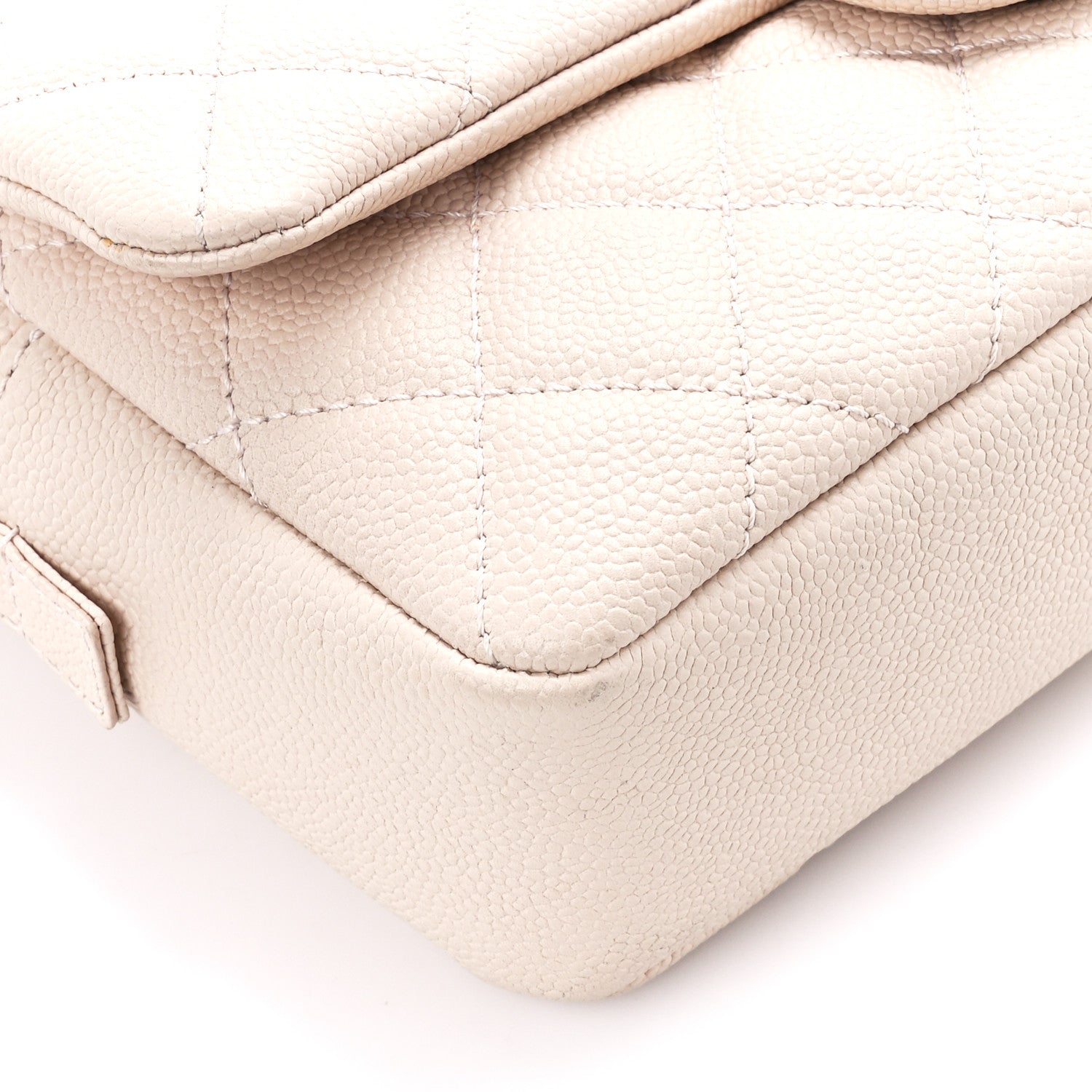 Chanel Caviar Quilted Medium Casual Journey Flap Ivory 10 of 14
