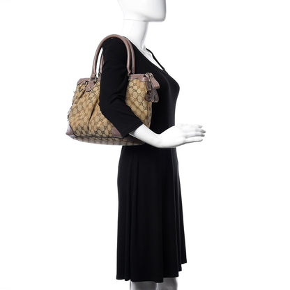 Gucci Monogram Medium Sukey Top Handle Lavender 2 of 13