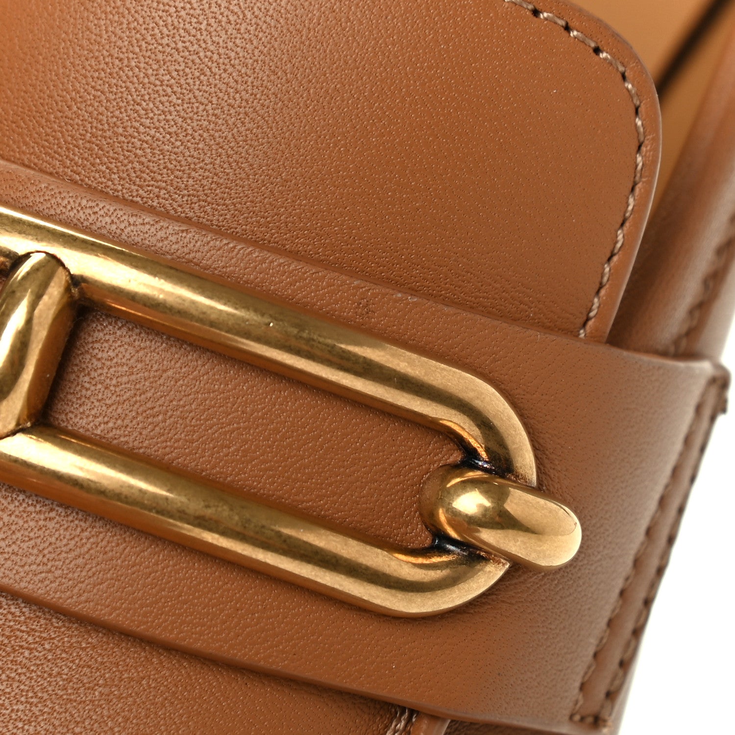 Hermes Calfskin Colette Loafer 38 Beige Dore 10 of 11