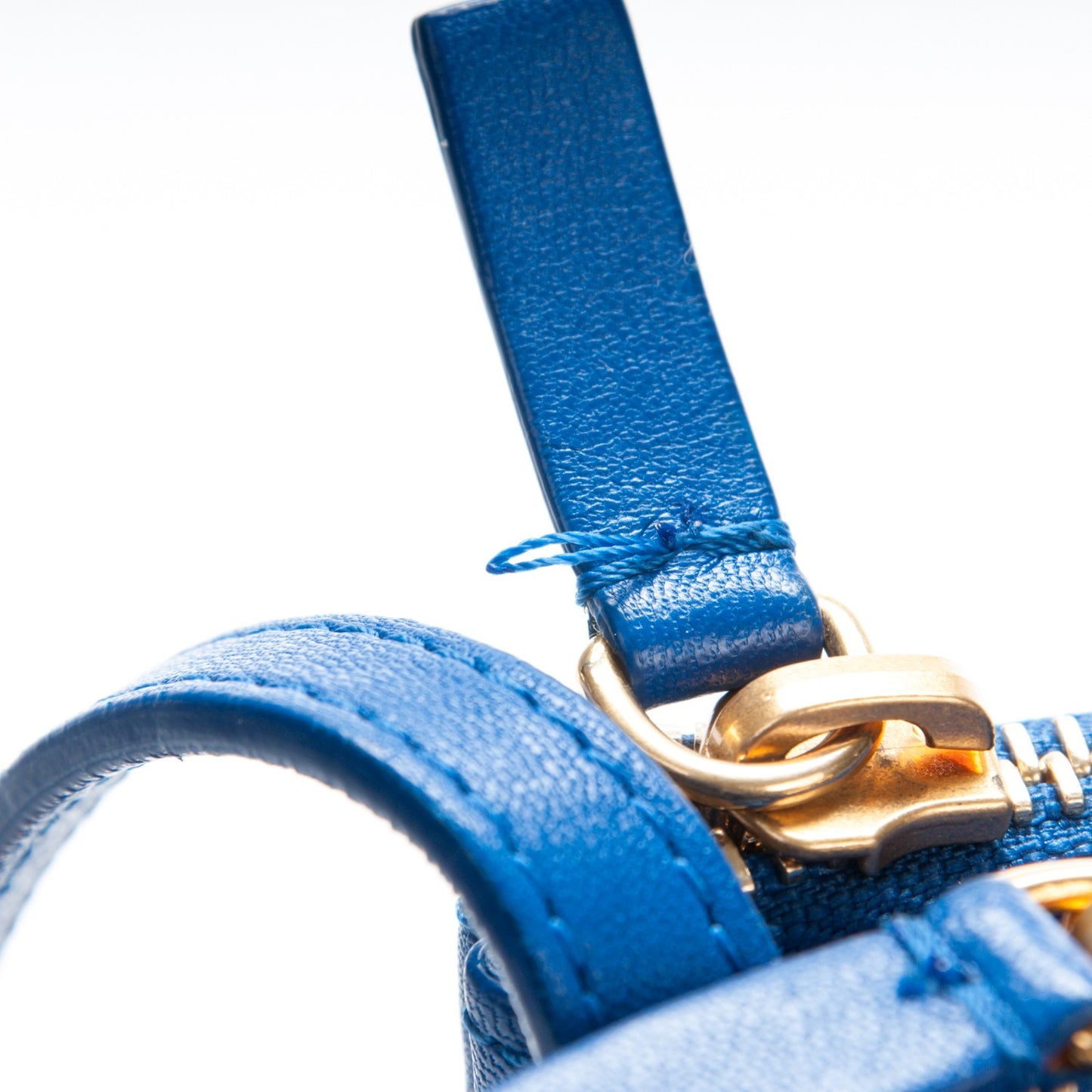 Lambskin Large Trio Crossbody Bag Deep Blue