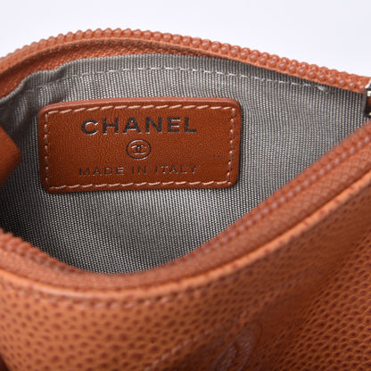 Chanel Caviar Timeless CC Key Holder Orange 5 of 7