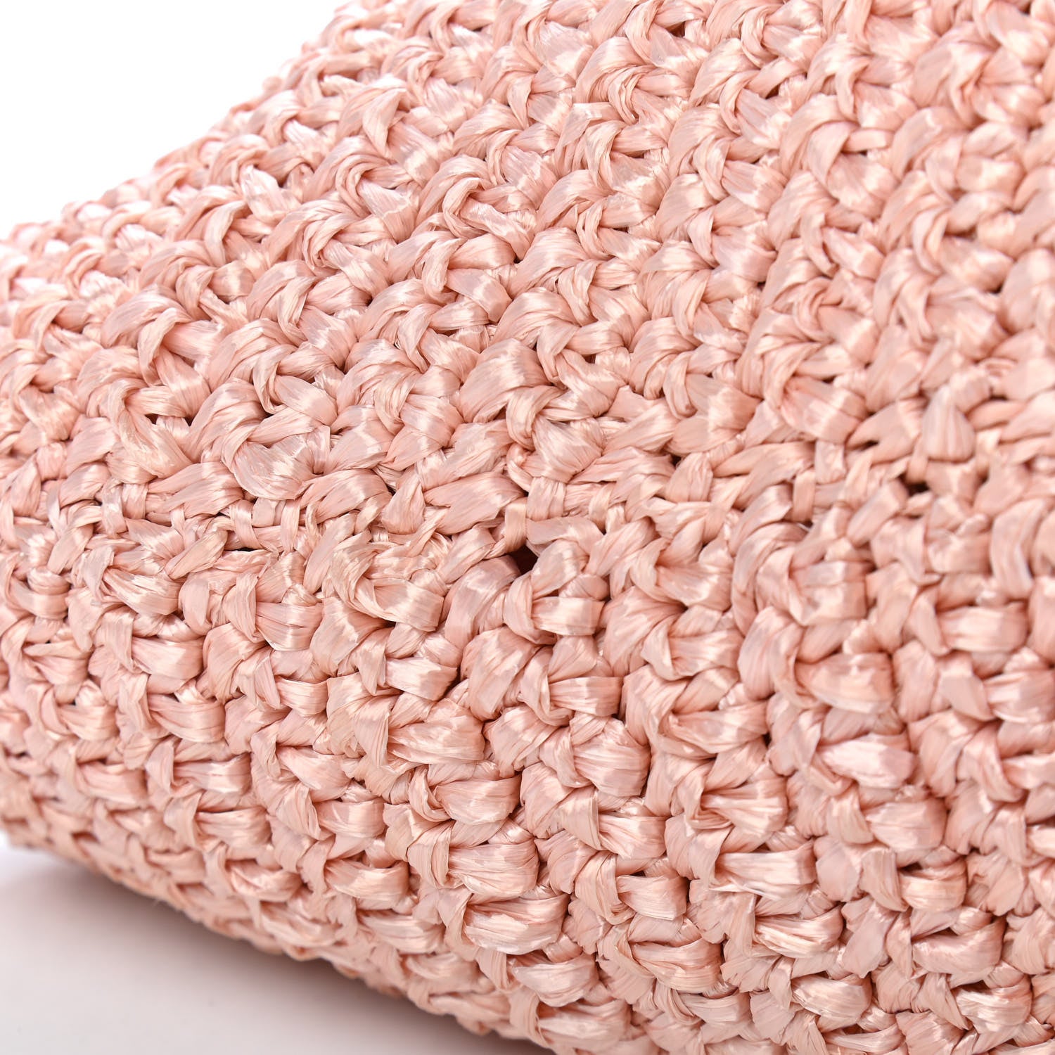 Chanel Straw Raffia Tote Pink 13 of 13