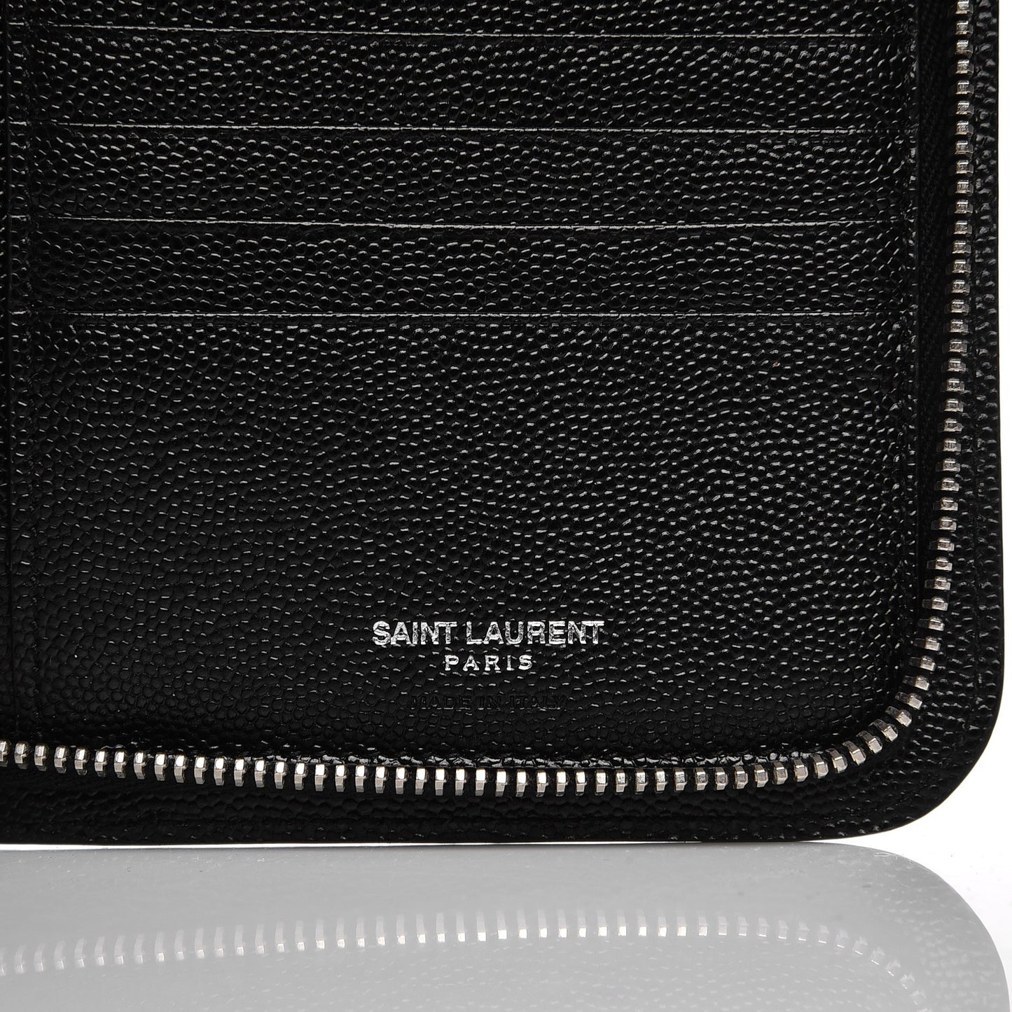 Grain De Poudre Studded Zip Around Wallet Black