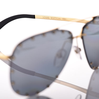 Louis Vuitton The Party Aviator Sunglasses Z0923U Silver 5 of 9