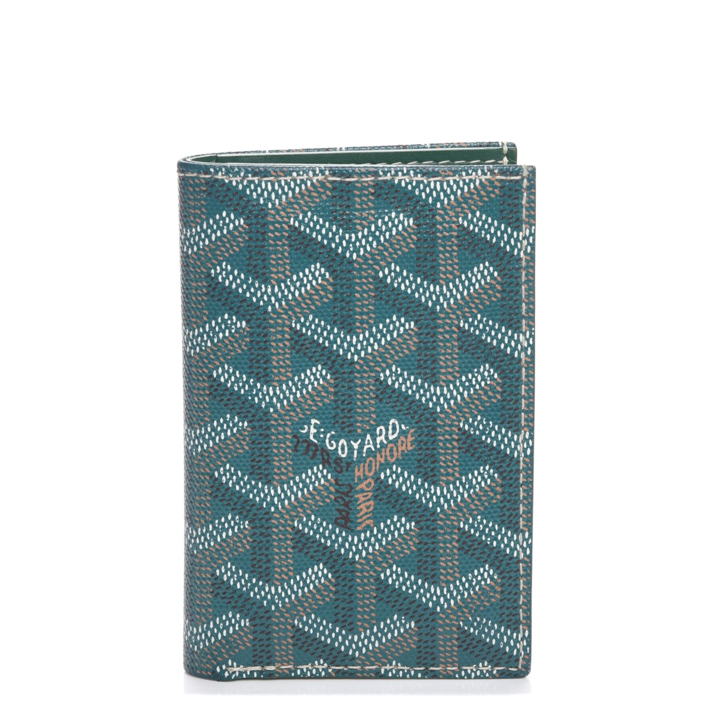 Goyardine Bi-Fold Wallet Green