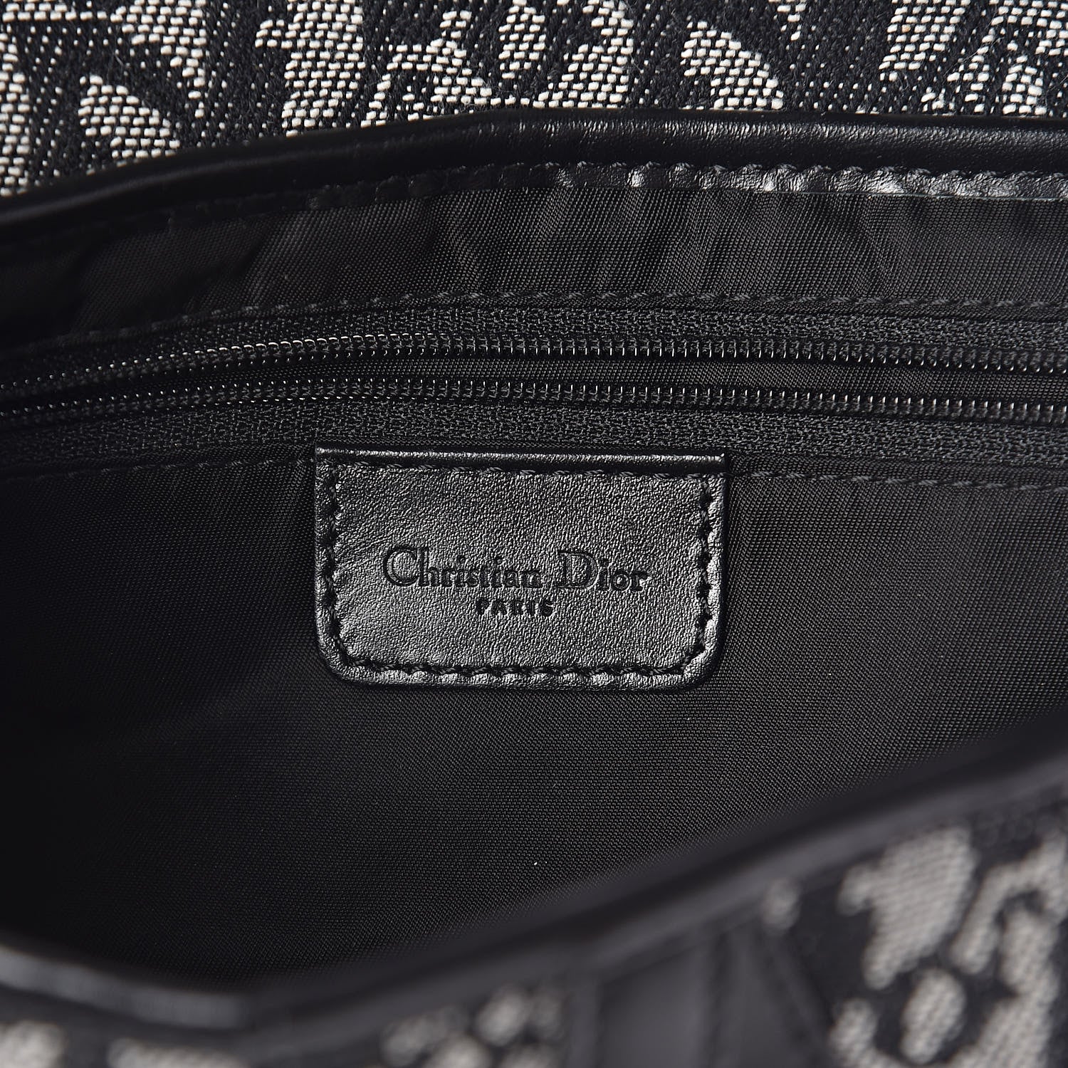 Christian Dior Monogram Saddle Bag Blue 6 of 9