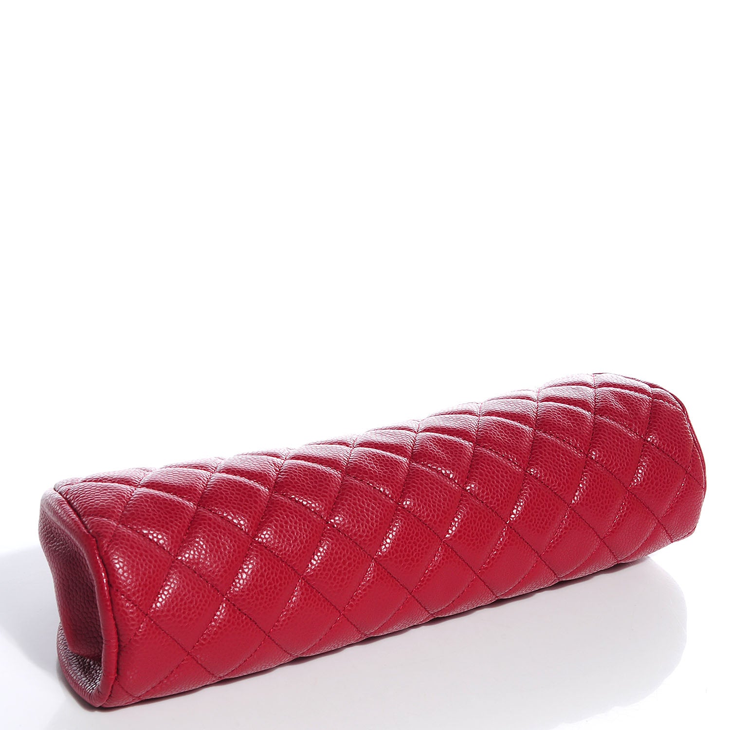 Chanel Caviar Quilted Timeless Clutch Red 4 of 8