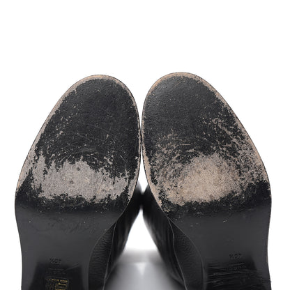 Gucci Calfskin Interlocking G Boots 40.5 Black 6 of 10