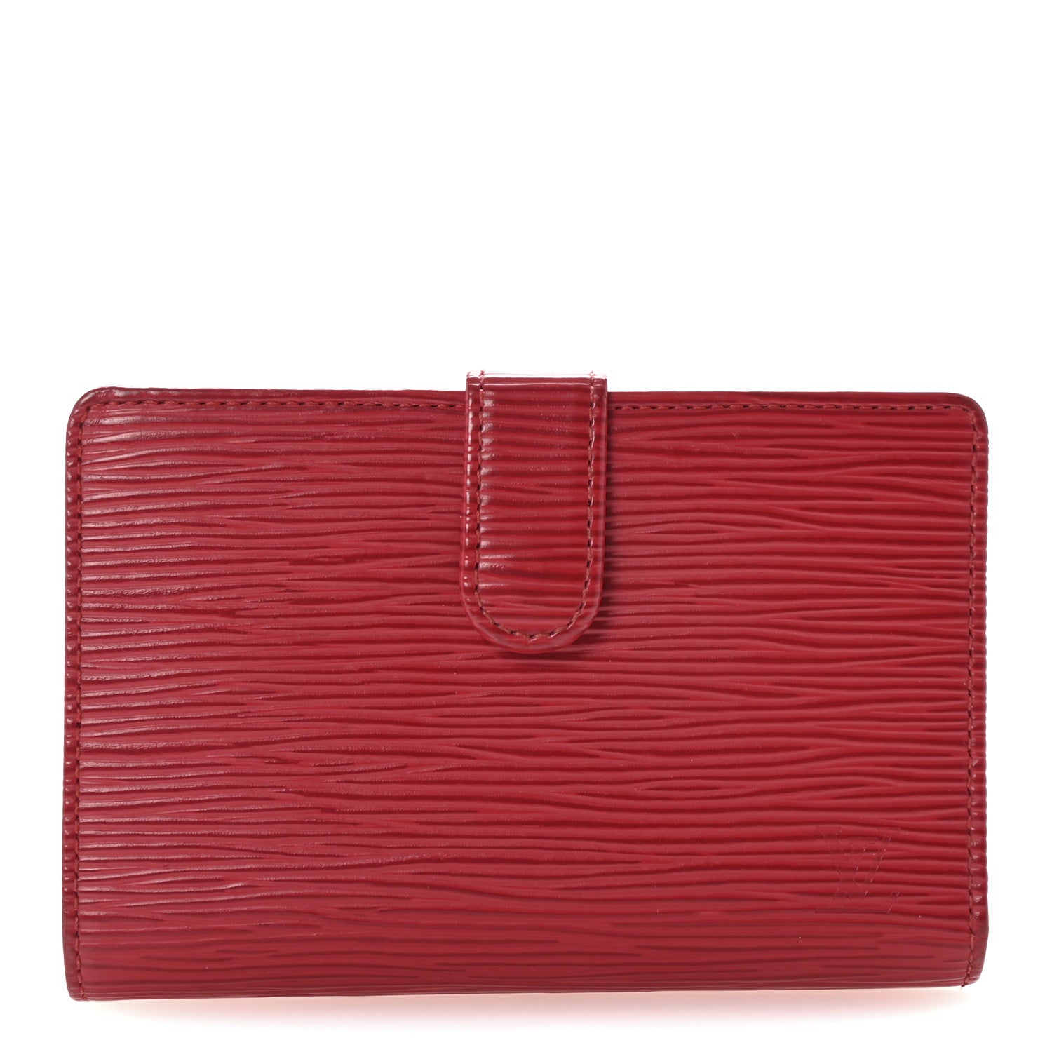 Louis Vuitton Epi French Purse Wallet Castillan Red 1 of 6