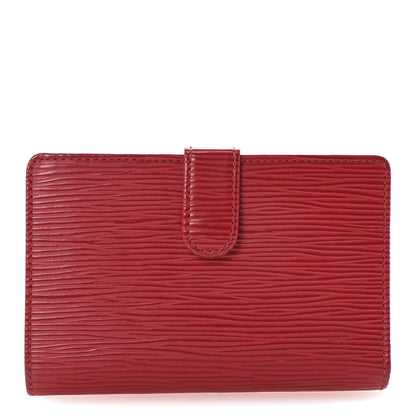 Louis Vuitton Epi French Purse Wallet Castillan Red 1 of 6