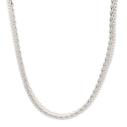 Tiffany Sterling Silver Somerset Mesh Necklace 1 of 5