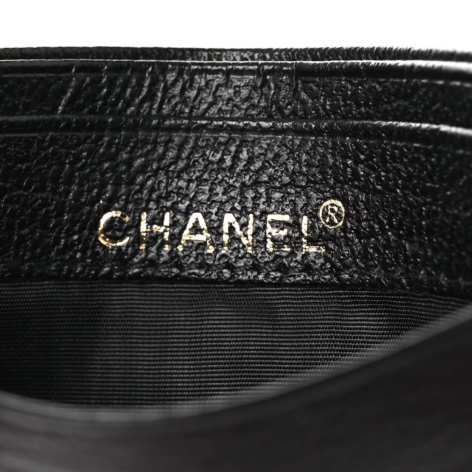 Chanel Goatskin CC Card Holder Black 6 of 8