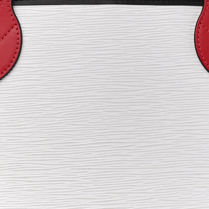 Louis Vuitton Epi Neverfull MM White Scarlet Black 8 of 11