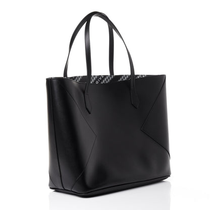 Givenchy Smooth Calfskin Wing Shopper Tote Black White 2 of 4