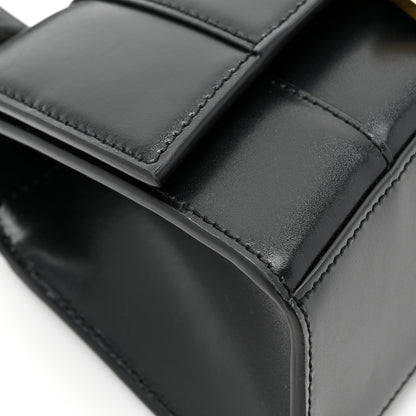 Balenciaga Shiny Box Calfskin Hourglass Top Handle Bag XS Black 11 of 13