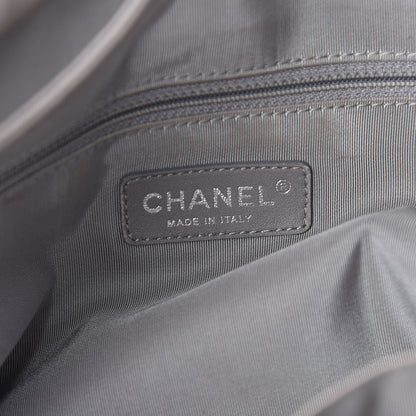 Chanel Nylon Quilted Tweed Stitch Bubble Camera Case Blue 6 of 15