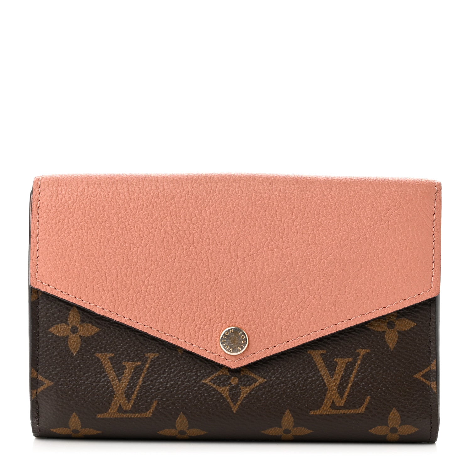 Louis Vuitton Monogram Pallas Compact Wallet Peach 1 of 6