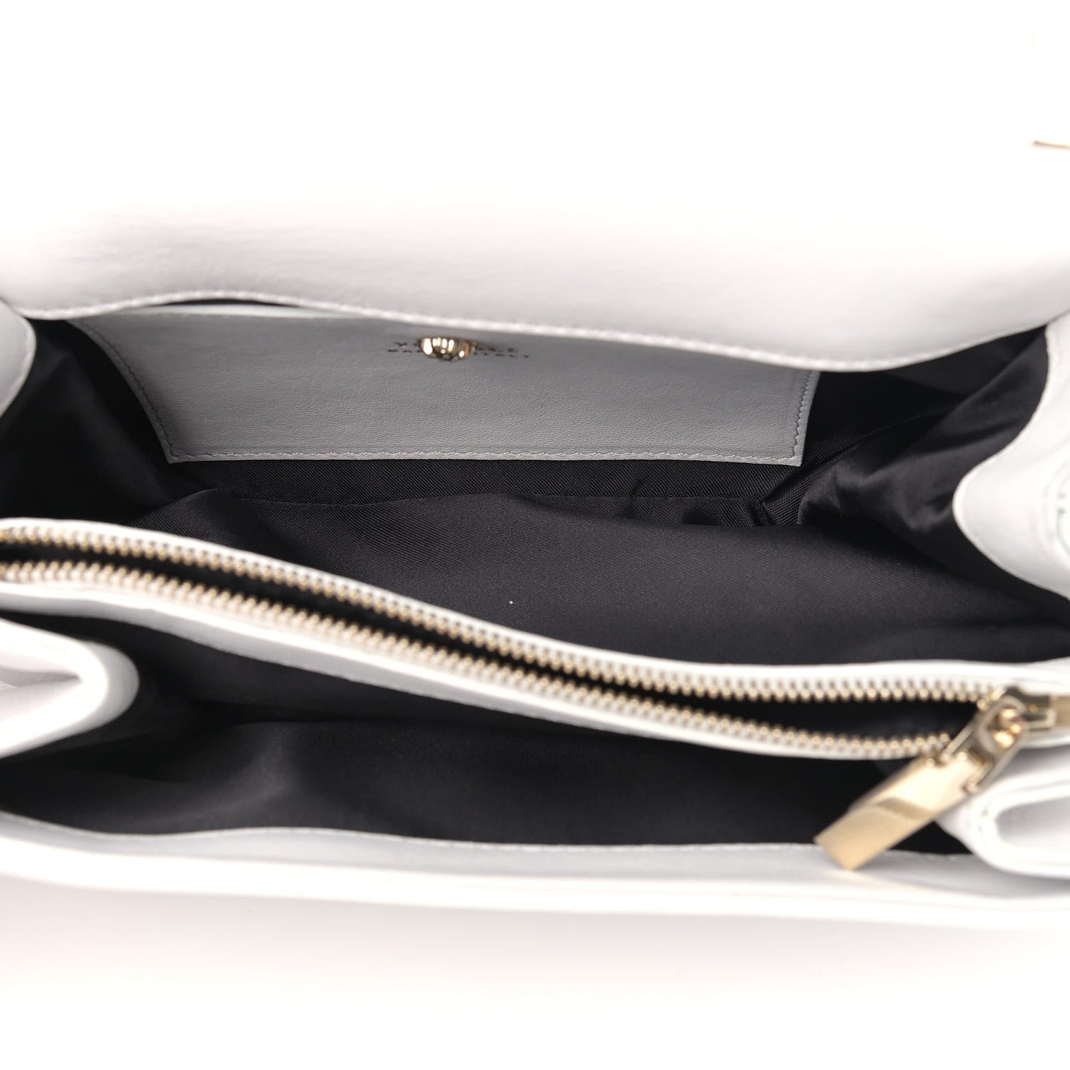Versace Nappa Palazzo Sultan Shoulder Bag White 4 of 11