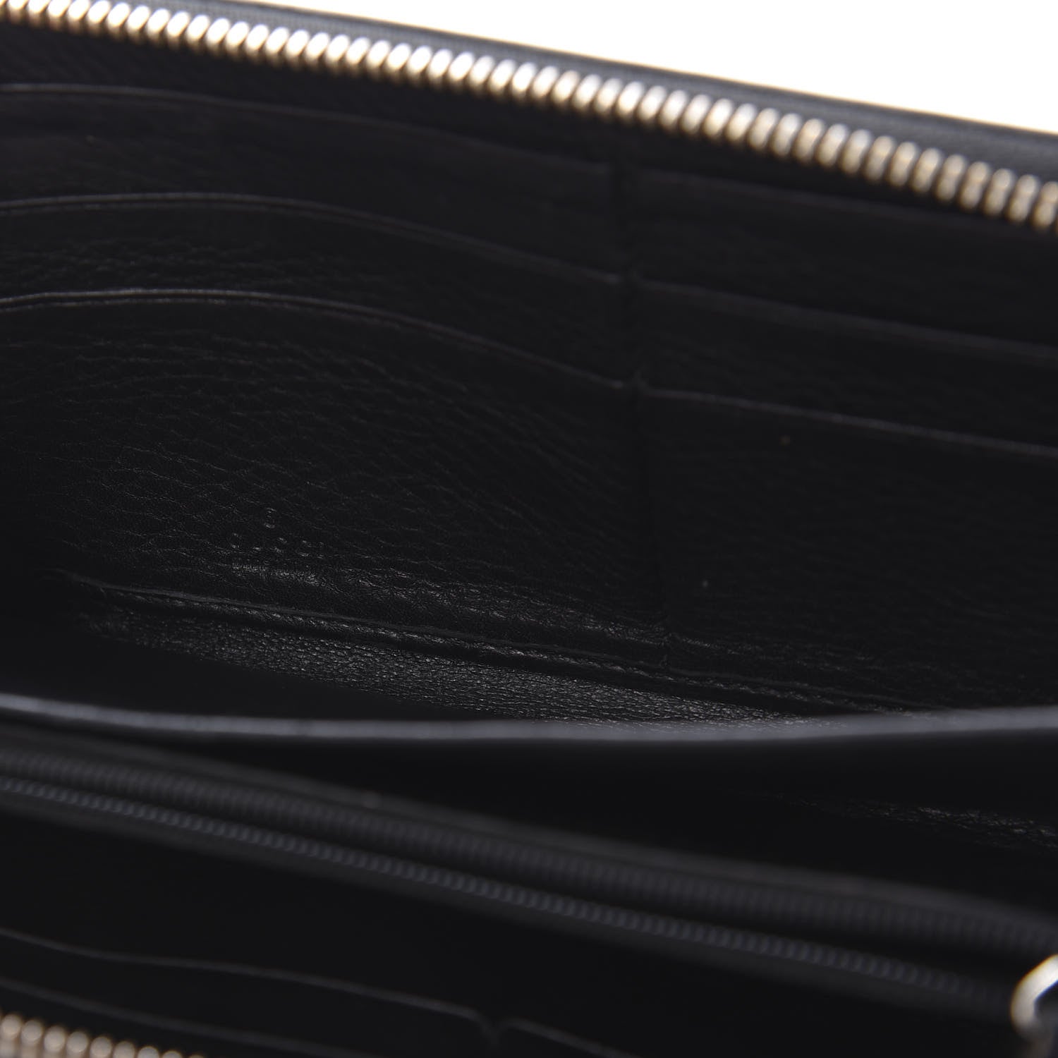 Gucci Calfskin Soho Zip Around Wallet Black 8 of 10