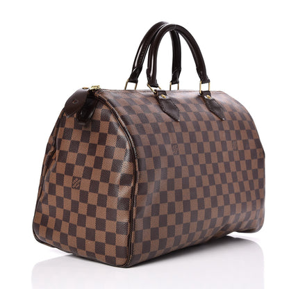 Louis Vuitton Damier Ebene Speedy 35 3 of 8
