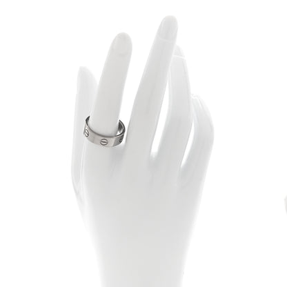 Cartier 18K White Gold 5.5mm LOVE Ring 58 8.25 2 of 4