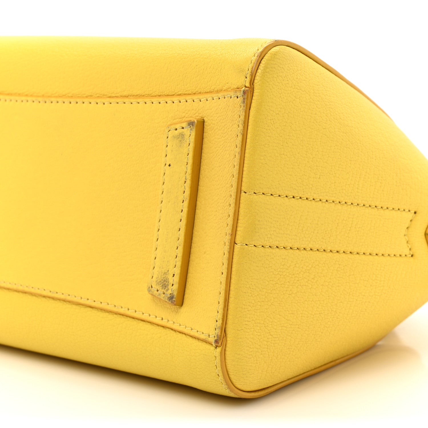 Givenchy Sugar Goatskin Mini Antigona Yellow 9 of 18