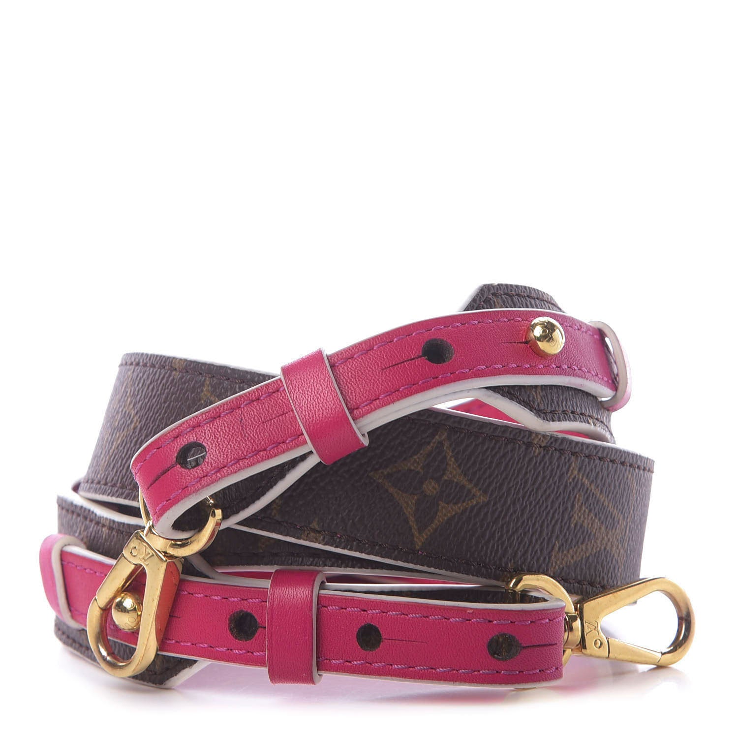 Louis Vuitton Monogram Bandouliere Shoulder Strap XL Hot Pink 1 of 14