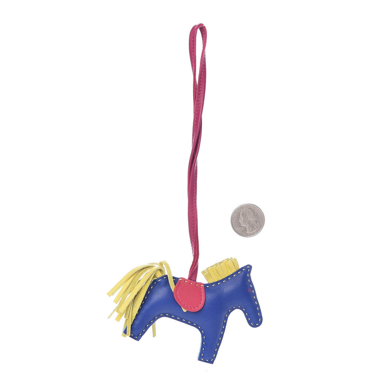 Milo Lambskin Grigri Rodeo Horse Bag Charm PM Bleu Electrique Bleu Azteque Soufre Menthe Rose Shocking Violet