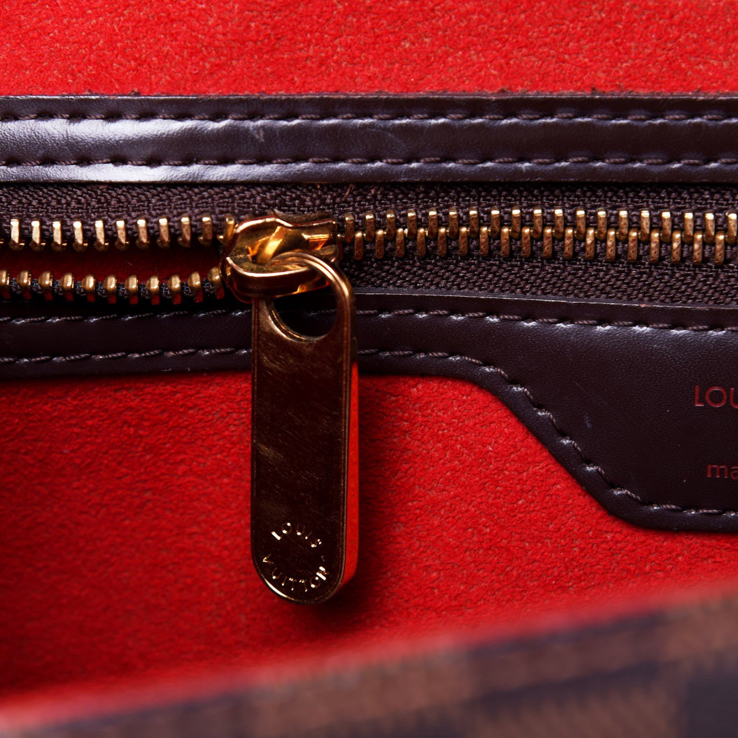 Louis Vuitton Damier Ebene Bergamo MM 16 of 29