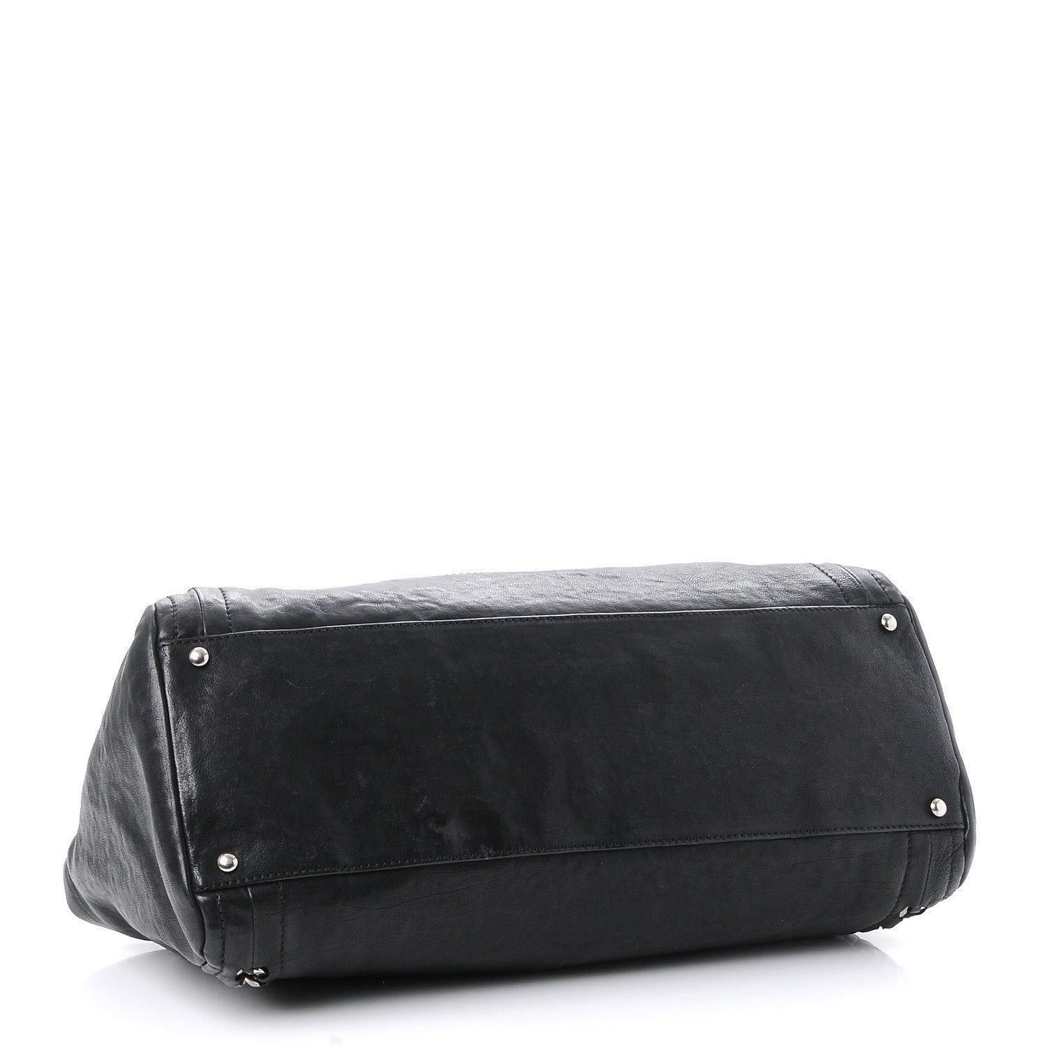 Chanel Glazed Calfskin East West Modern Chain Tote Black 4 of 9