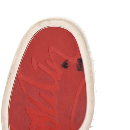 Christian Louboutin Veau Velours Studded Womens Slip On Sneakers 40.5 Black 12 of 18