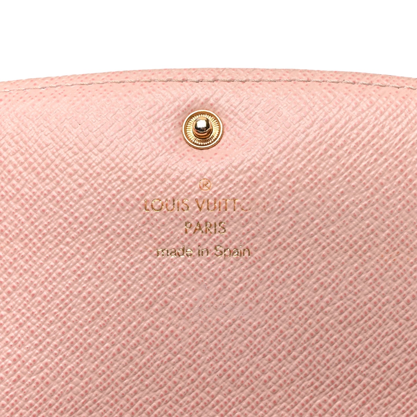 Monogram Emilie Wallet Rose Ballerine