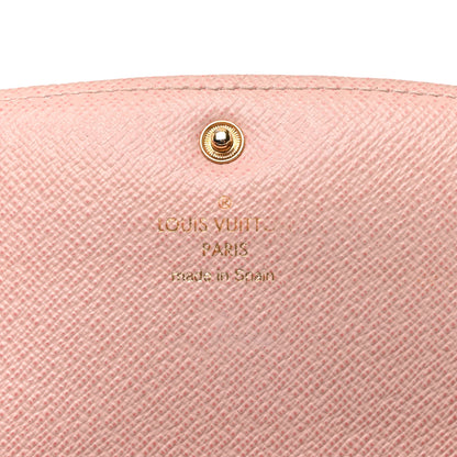 Louis Vuitton Monogram Emilie Wallet Rose Ballerine 6 of 7