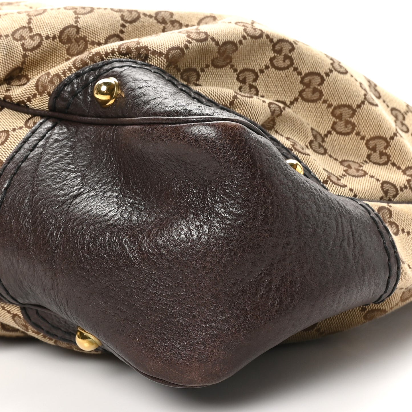 Monogram Medium Jockey Hobo Dark Brown