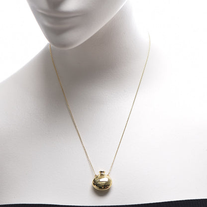 Tiffany 18K Yellow Gold Elsa Peretti Bottle Open Bottle Pendant Necklace 2 of 6