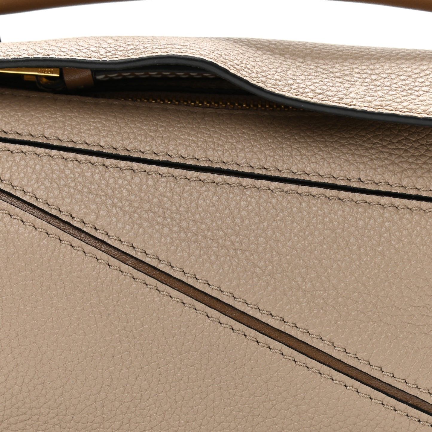 Calfskin Mini Puzzle Bag Sand Mink