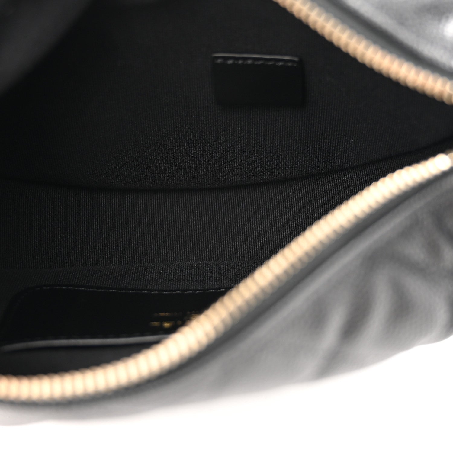 Chanel Shiny Caviar Quilted Bow Pouch Hobo Black 5 of 11